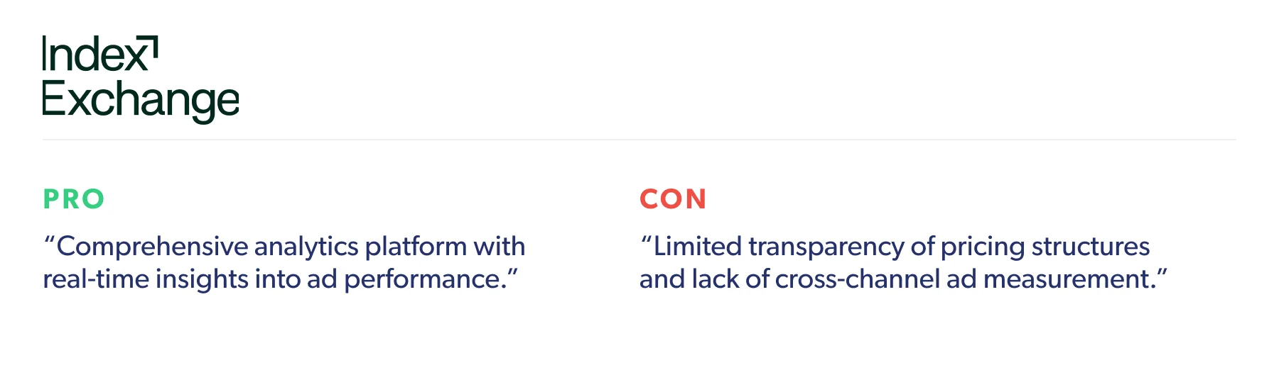 Premium publishers will often work on ad networks like Index Exchange.