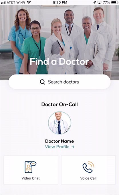 Galaxeen mobile app designed for medical client in Utah