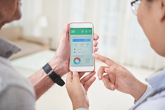 A healthcare mobile app with a development team in the medical industry.