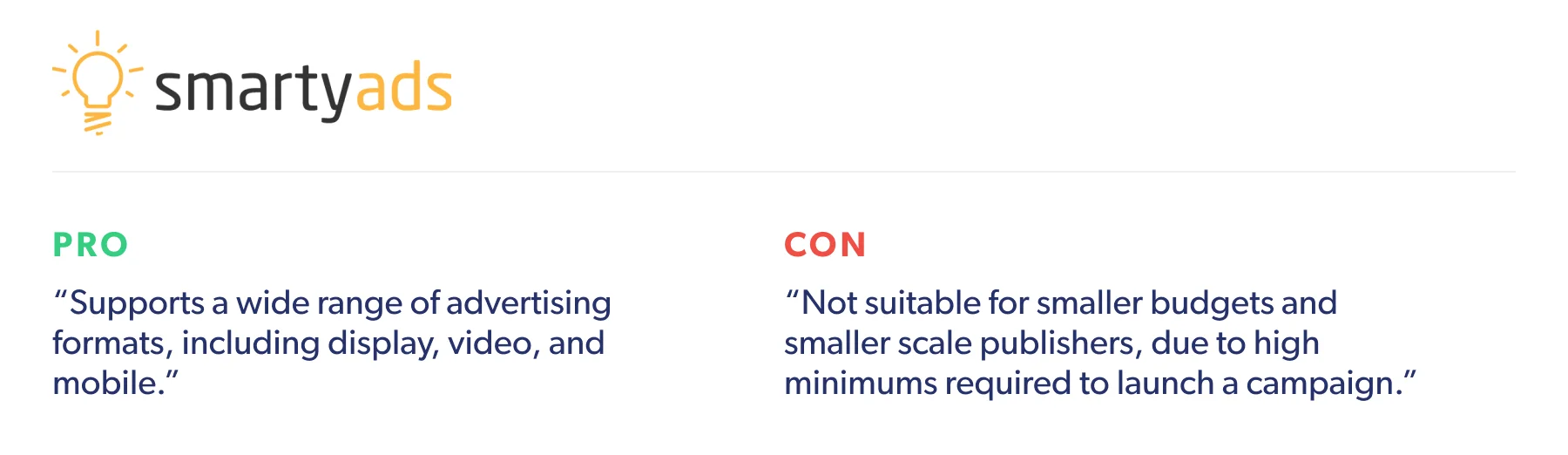 Ad exchange work is often done on popular ad networks like SmartyAds.
