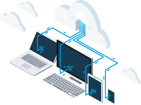 Computer network and cloud computing with integrated systems and multiple devices