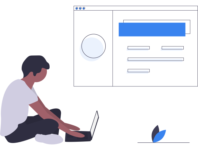 Custom user interface design services for a custom e-Commerce website